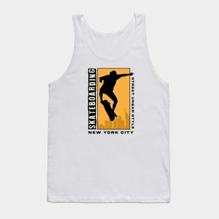 Skate the City: New York Urban Vibes Tank Top